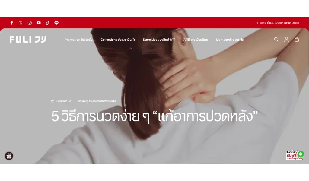 ตัวอย่างเขียนบทความ FULI-2